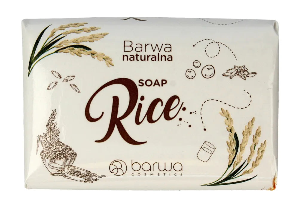 BARWA Natural Rice bar soap 100g natūralus muilas su ryžiais - Kosmetika