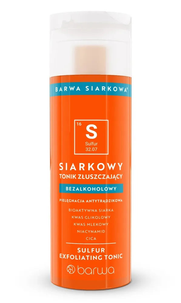 BARWA Sulfuric Sulfur Exfoliating Toner - be alkoholio 200ml - Kosmetika