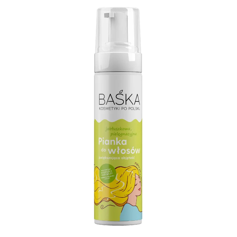BAŚKA Cosmetics Apple Maitinantis Plaukų Putų - apimties 200ml - Kosmetika
