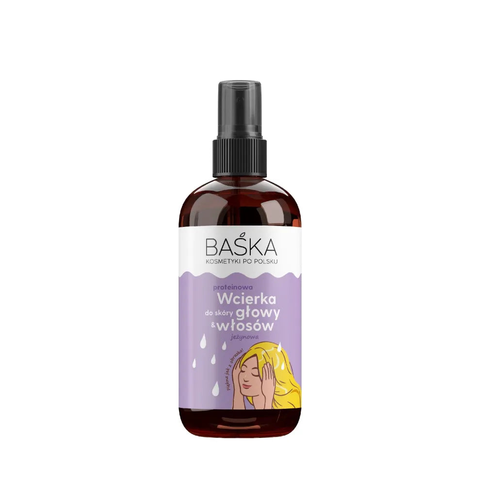 BAŚKA Cosmetics lenkiškas baltyminis plaukų ir galvos odos losjonas - Juodųjų serbentų 100ml - Kosmetika