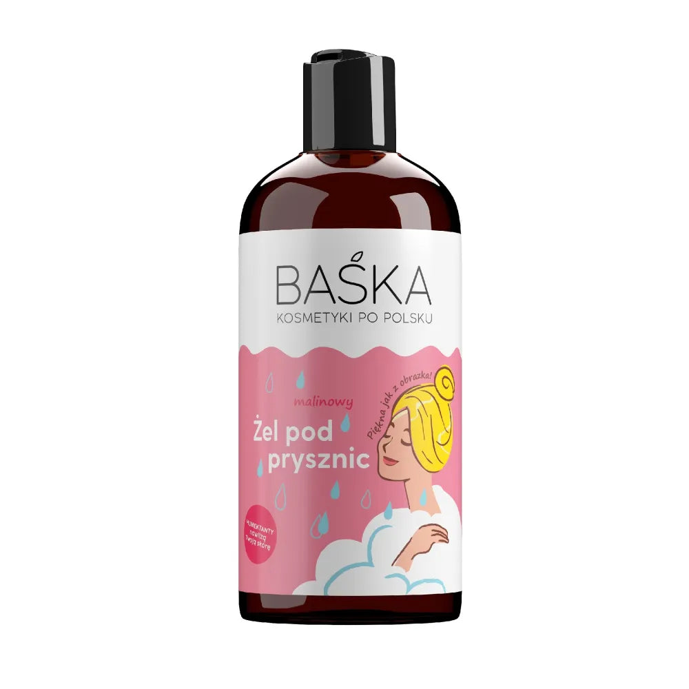 BAŚKA Cosmetics Lituanijos Aviečių Dušo Gelis 500ml - Kosmetika
