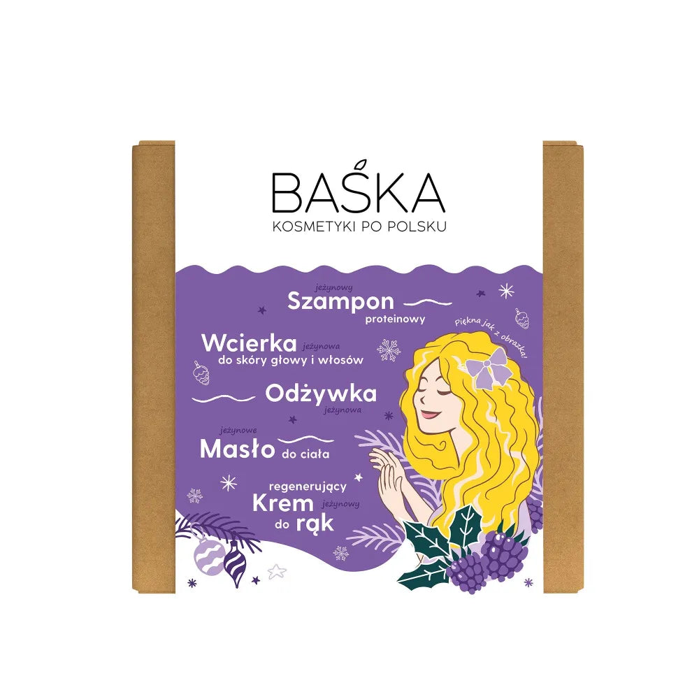 BAŚKA Dovanų rinkinys kūnui ir plaukams - Blackberry - Kosmetika