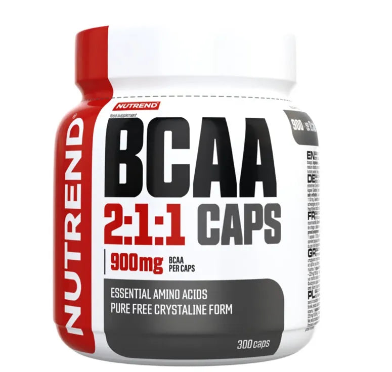 BCAA 2:1:1 Caps - 300 - Nutrend - Sporto papildai