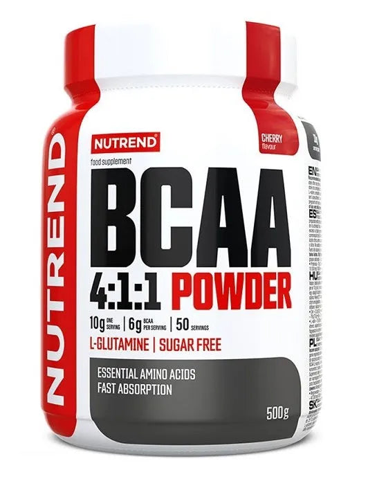 BCAA 4:1:1 Powder Cherry - 500g - Nutrend - Sporto papildai