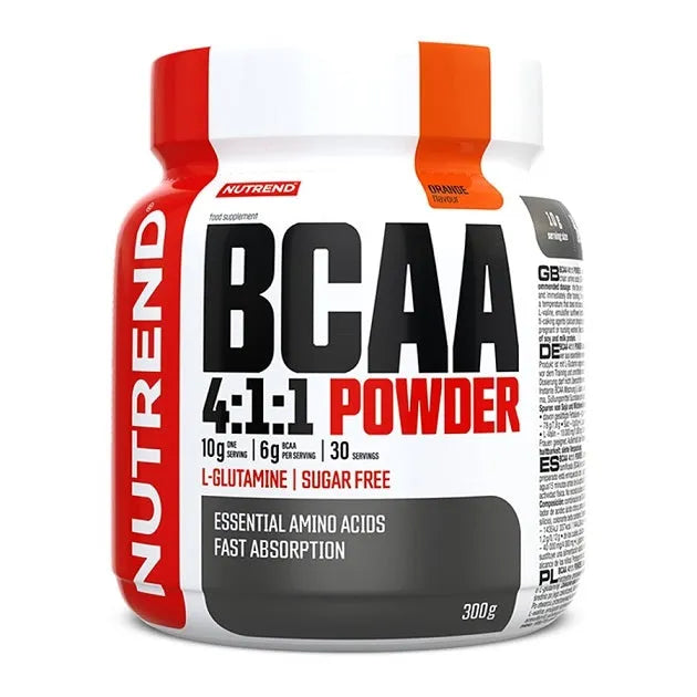 BCAA 4:1:1 Powder Orange - 300g - Nutrend - Sporto papildai