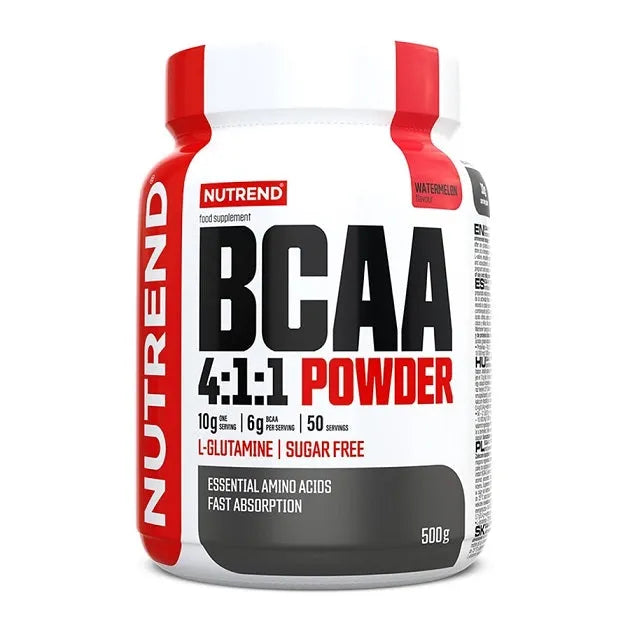 BCAA 4:1:1 Powder Watermelon - 500g - Nutrend - Sporto papildai