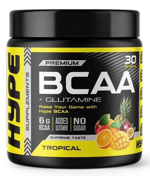 BCAA + Glutamine Tropical - 300g - Hype - Sporto papildai