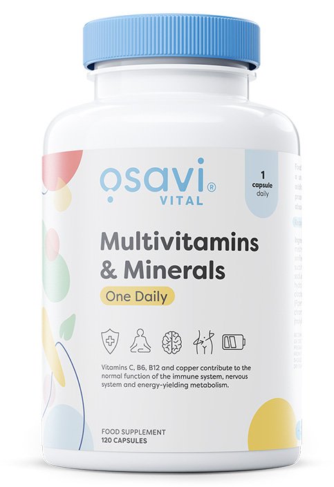 Multivitamins & Minerals One Daily - 120 caps - Osavi