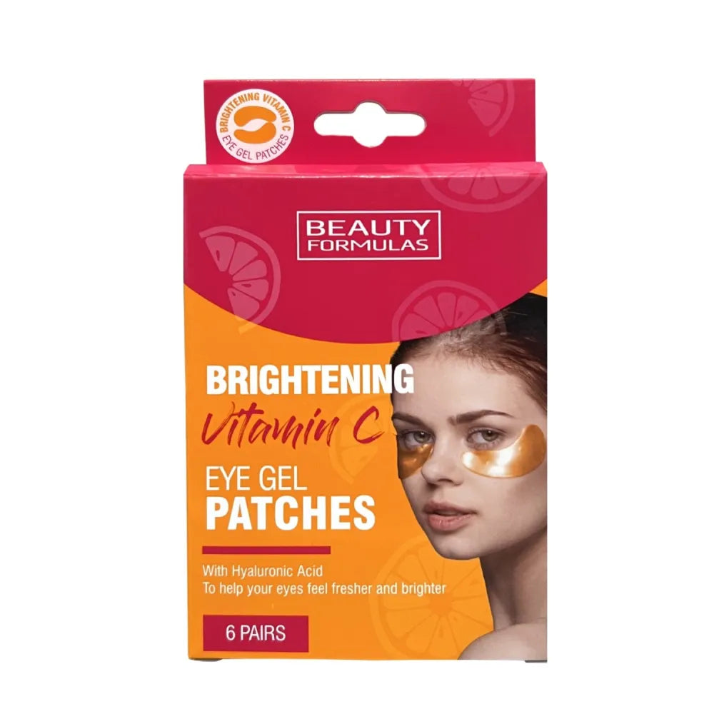 Beauty Formulas Brightening Vitamin C Gel Eye Patches 1 pakelis - 6 porų - Kosmetika