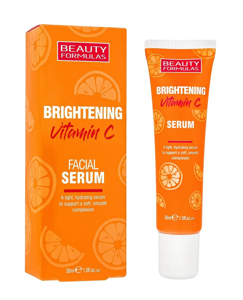 Beauty Formulas Brightening Vitamin C Šviesinantis veido serumas su Vitaminu 30ml - Kosmetika