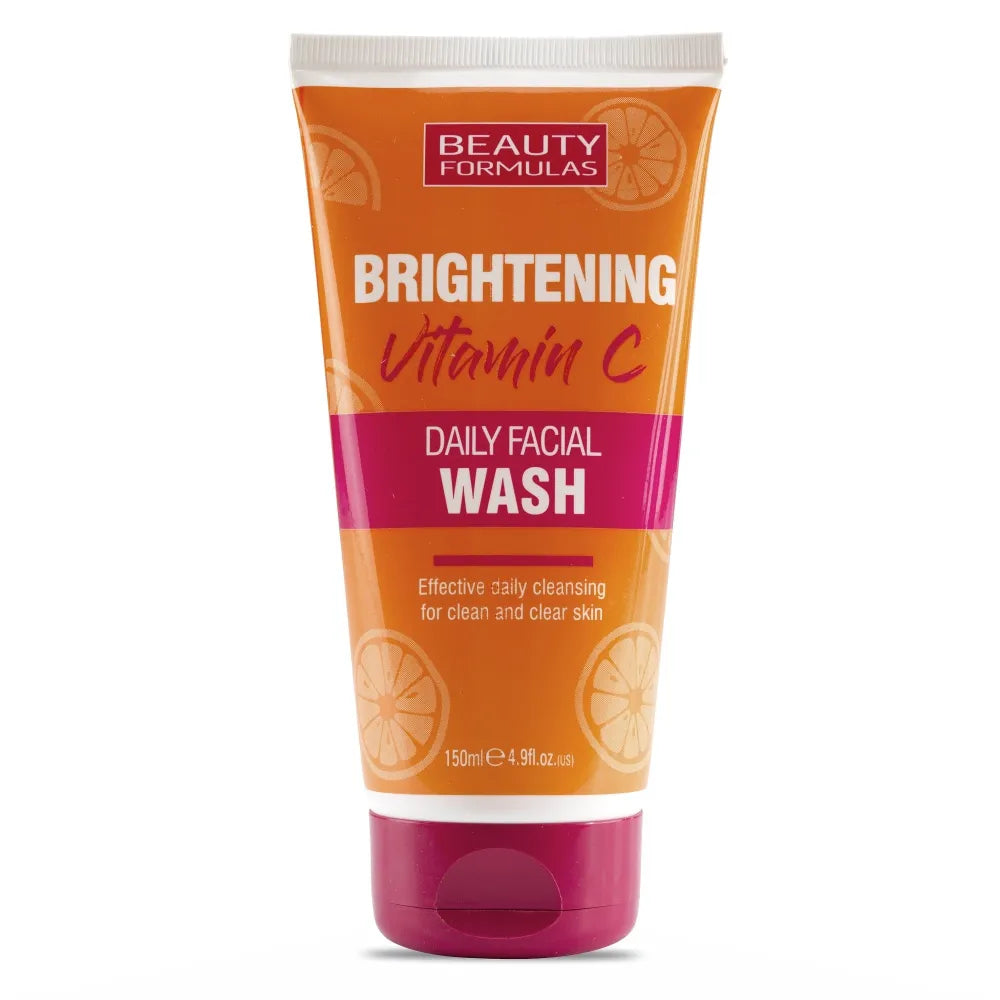 Beauty Formulas Brightening Vitamin C Veido prausiklis 150ml - Kosmetika