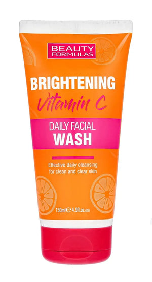 Beauty Formulas Brightening Vitamin C Veido prausiklis 150ml - Kosmetika