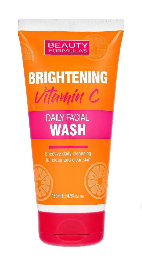Beauty Formulas Brightening Vitamin C Veido prausiklis 150ml - Kosmetika
