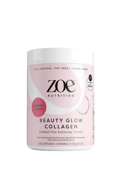 Beauty Glow Collagen Raspberry - 250g - ZOE Nutrition - Papildai