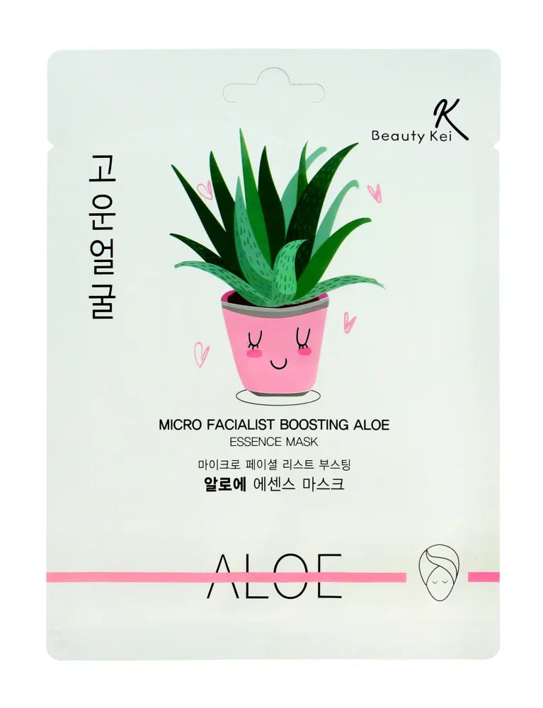 Beauty Kei Raminantis ir drėkinantis Aloe lapų kaukė 1 vnt - Kosmetika