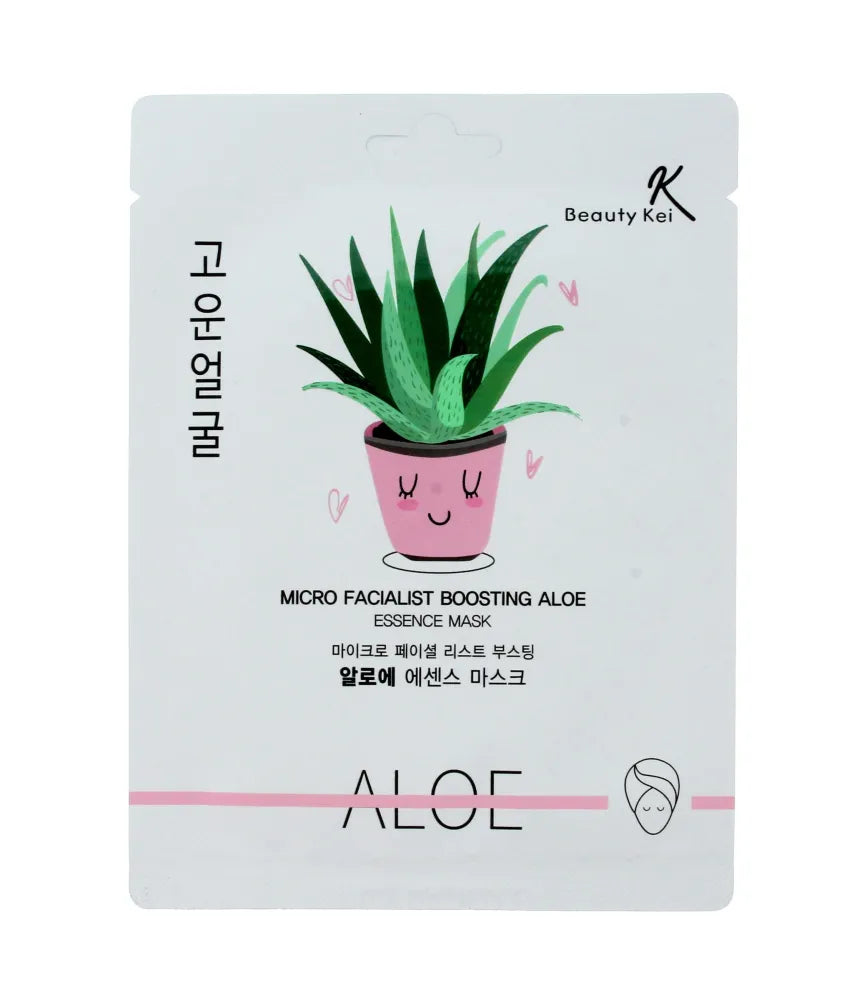 Beauty Kei Raminantis ir drėkinantis Aloe lapų kaukė 1 vnt - Kosmetika