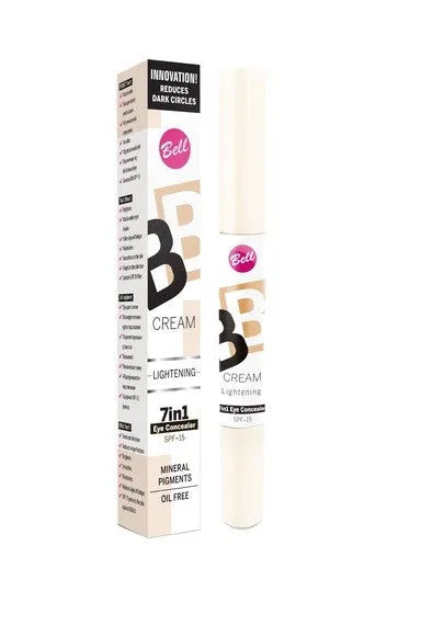 Bell Eye Corrector Illuminating BB Cream 7in1 No. 11 5ml akių korektorius šviesinantis kremas Nr. - Kosmetika