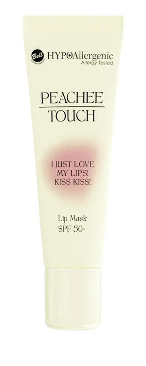BELL HYPOAllergenic Lip Mask with SPF 50+ Peachee Touch 10 g - Kosmetika