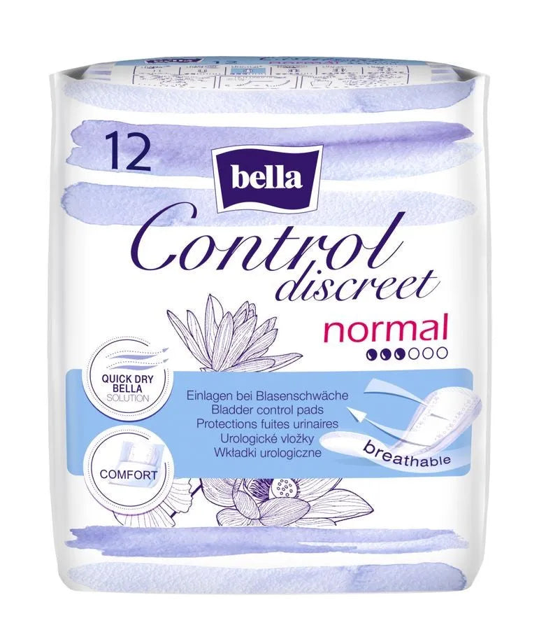 BELLA Control Discreet Normal Urological pads 1 pack - 12 pcs. - Kosmetika