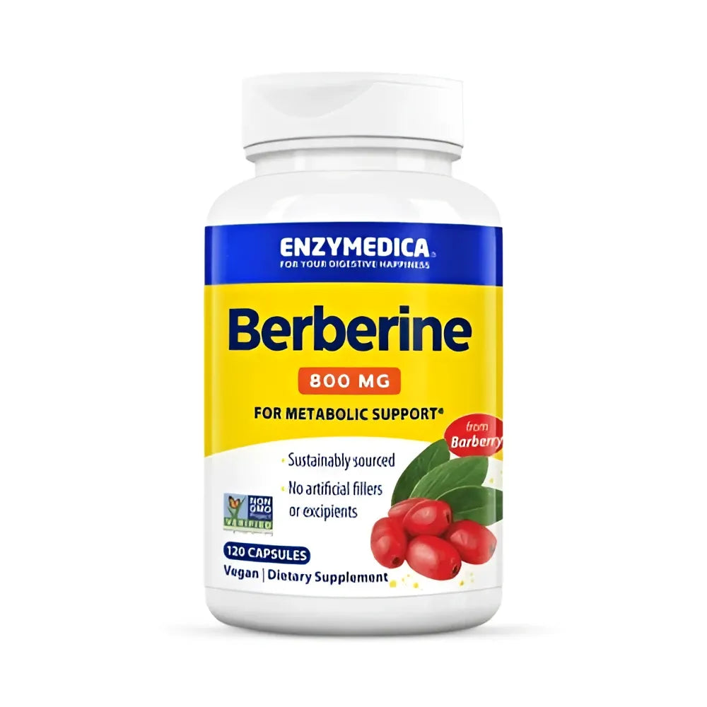 Berberine 800mg - 120 caps - Enzymedica - Papildai