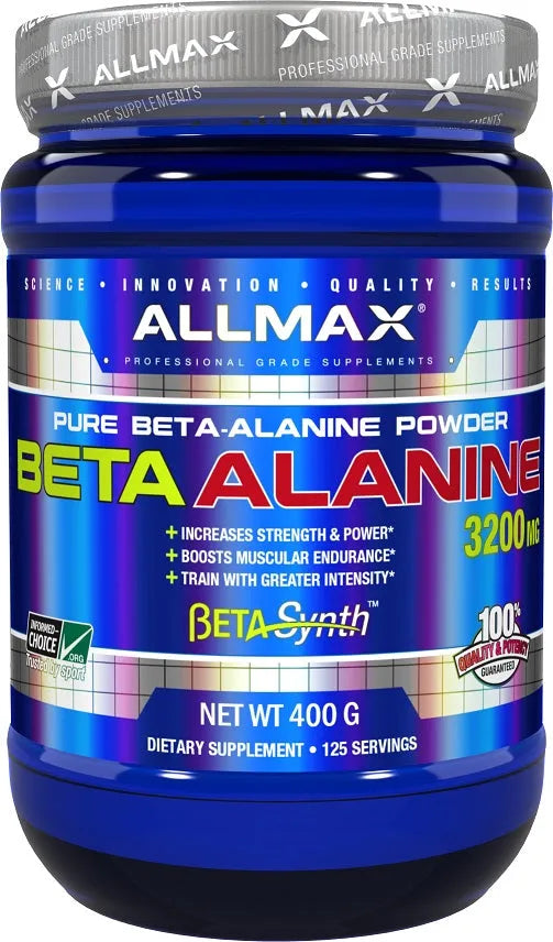 Beta Alanine Powder - 400g - AllMax Nutrition - Sporto papildai