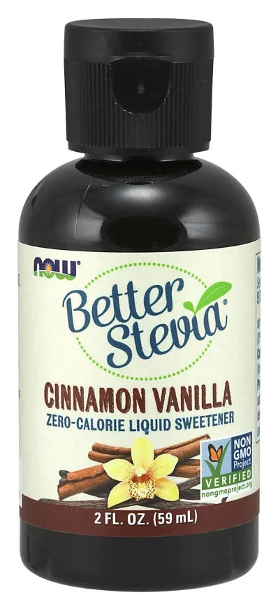 Better Stevia Liquid English Toffee - 59 ml - NOW Foods - Papildai