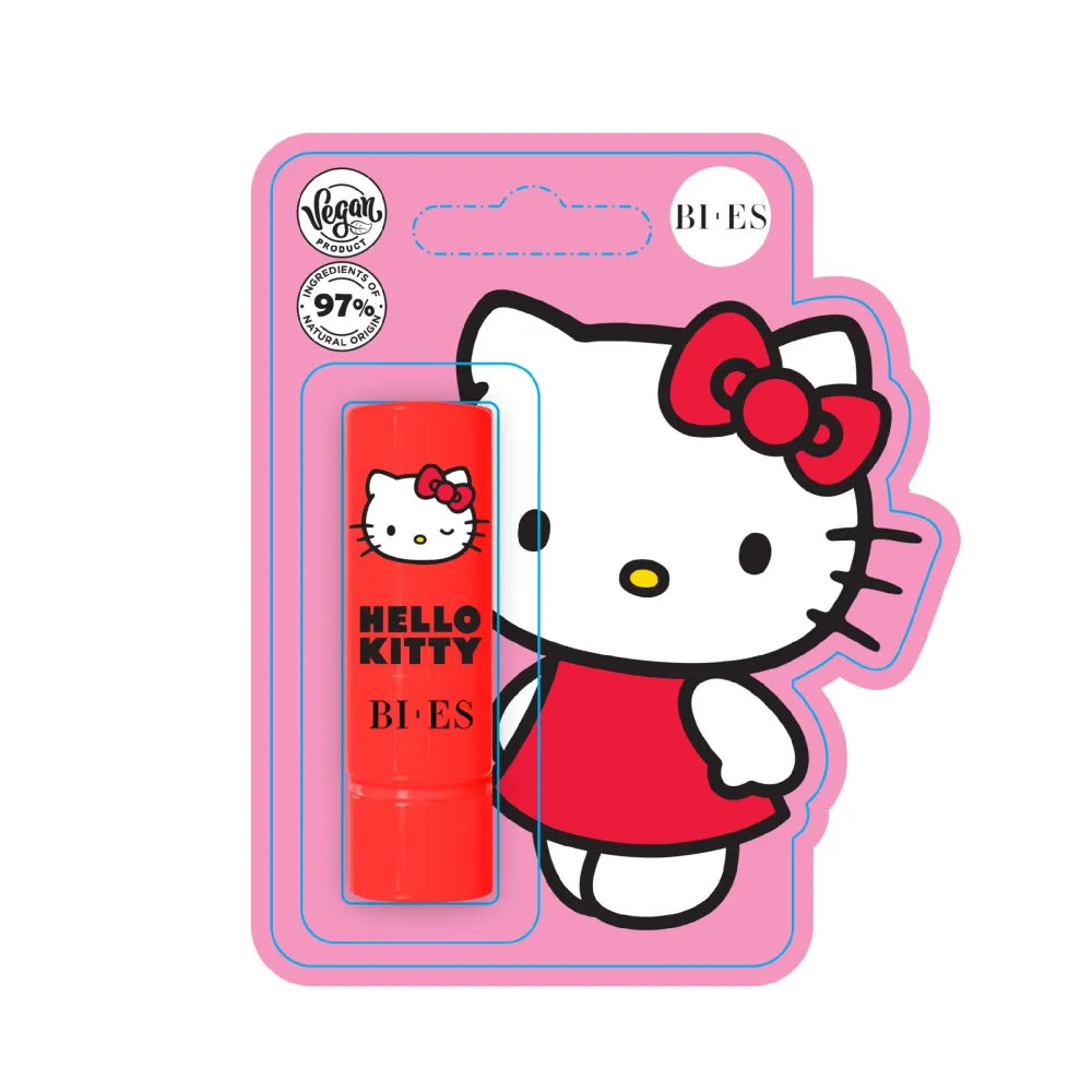 BI-ES Children Hello Kitty Lūpų dažai Braškė 4g - Kosmetika