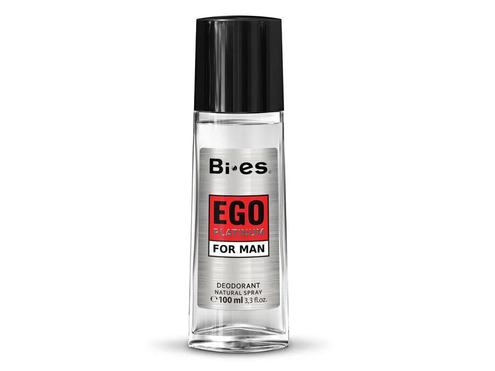 Bi-es Ego Platinum Deodorantas stiklinėje 100ml - Kosmetika