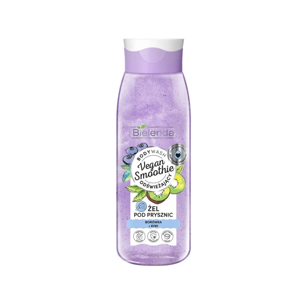 BIEL VEGAN SMOOTHIE ŽALIAS P/DUŠAI BORO/KIWI 400ML - Kosmetika