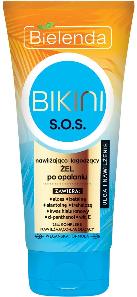 Bielenda Bikini Drėkinamasis-Raminantis Po Saulės Gelis S.O.S. 150ml - Kosmetika