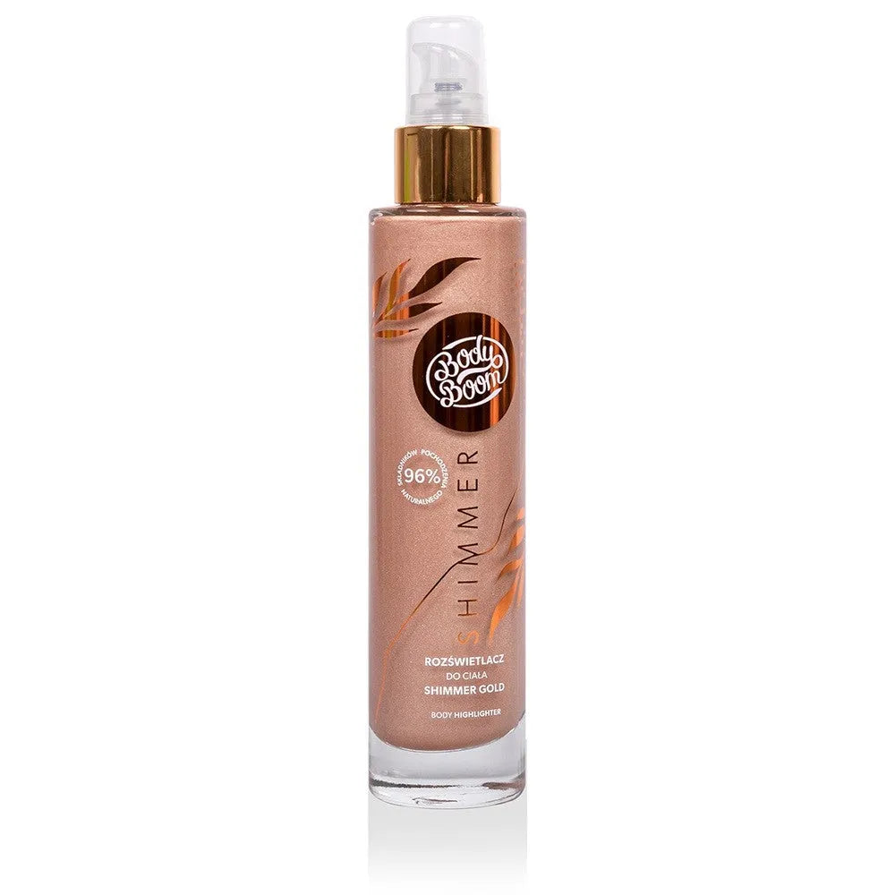 Bielenda Body Boom Shimmer Gold kūno highlighter 100ml - Kosmetika