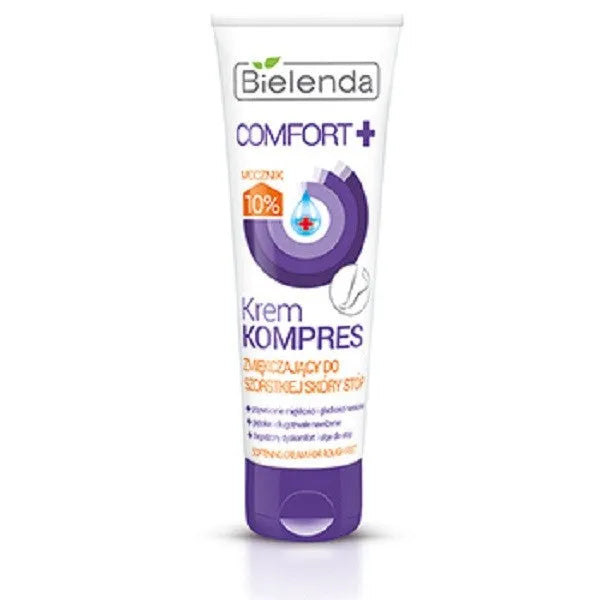 Bielenda Comfort + Kremas-minkštinantis kompresas šiurkštiems pėdoms 100ml - Kosmetika
