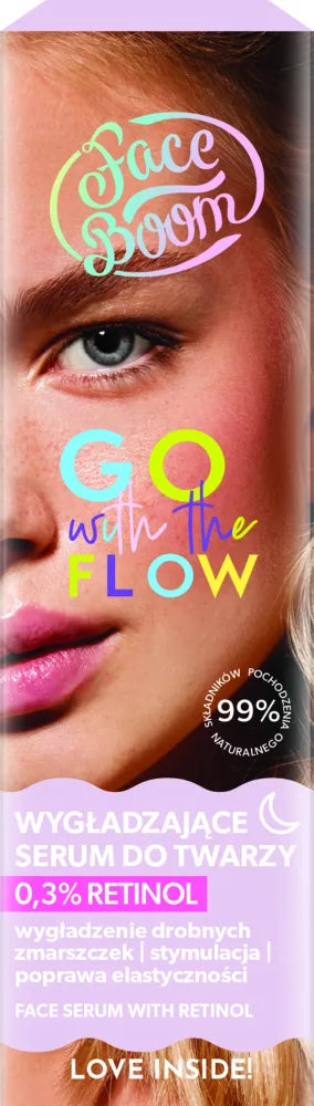 BIELENDA FaceBoom Go With The Flow Smoothing Night Serum 0.3% Retinol 25 ml - Kosmetika