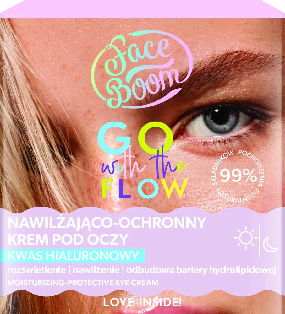BIELENDA FaceBoom Go With The Flow Strongly moisturizing and protective eye cream 15 m - Kosmetika