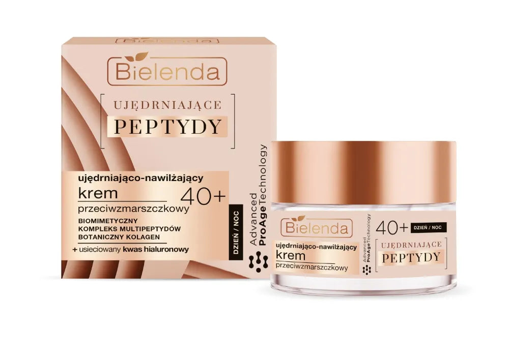Bielenda Firming Peptides 40+ Drėkinantis-tvirtinantis kremas nuo raukšlių dienai ir nakčiai 50ml - Kosmetika