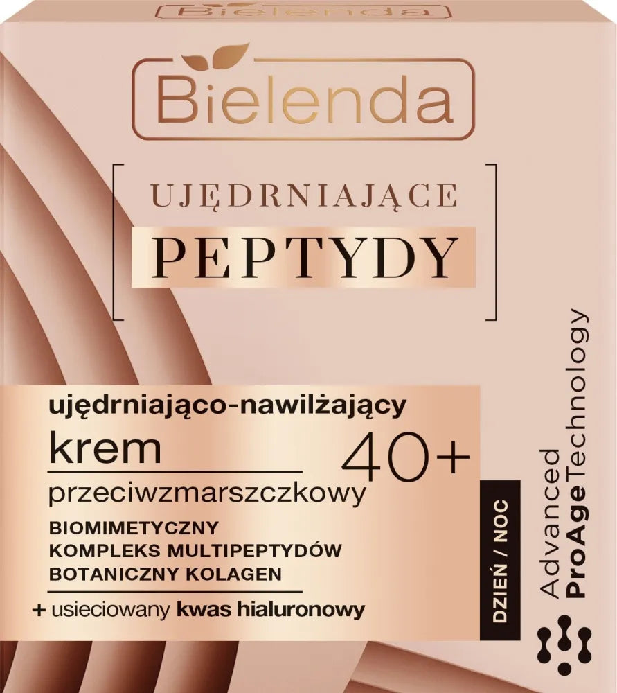 Bielenda Firming Peptides 40+ Drėkinantis-tvirtinantis kremas nuo raukšlių dienai ir nakčiai 50ml - Kosmetika
