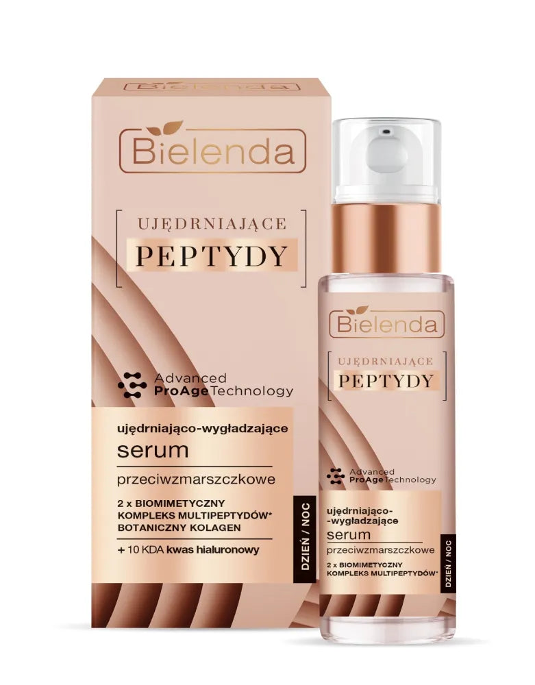 Bielenda Firming Peptides Stangrinanti ir lyginanti anti-raukšlių serumas dienai nakčiai 30ml - Kosmetika