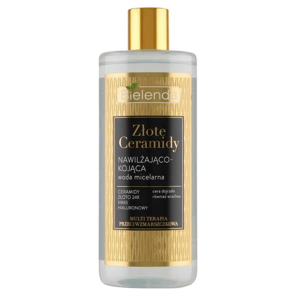 Bielenda Golden Ceramides drėkinamasis-raminantis micelinis vanduo 500ml - Kosmetika