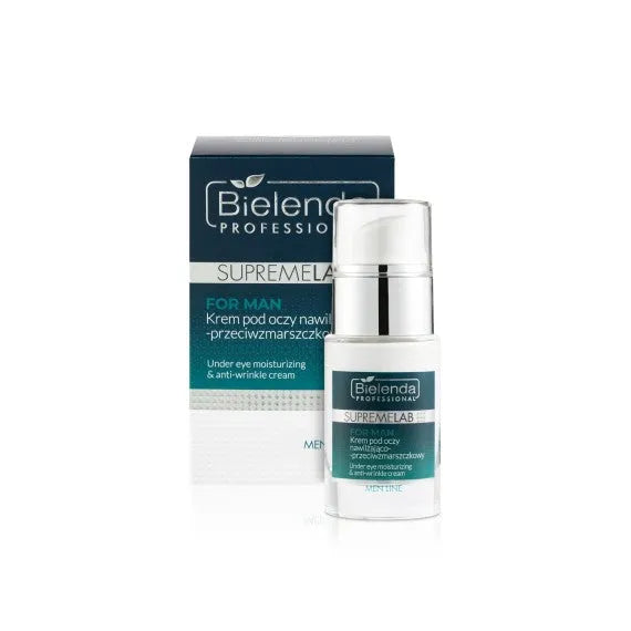 BIELENDA PROFESSIONAL MEN Akių kremas drėkinantis - p/zm. 15ml - Kosmetika