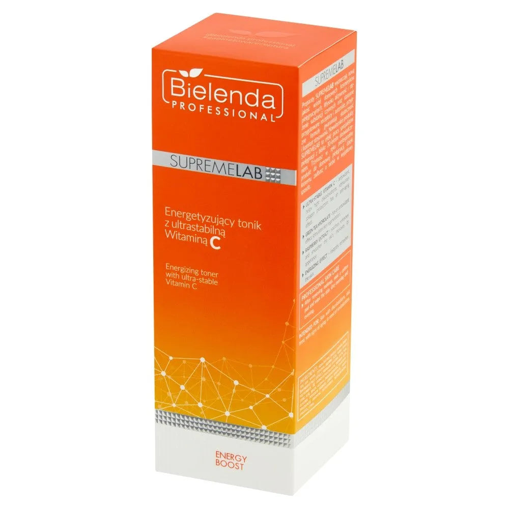 BIELENDA PROFESSIONAL Supremelab Energy Boost Energizuojantis tonikas su stabilia Vitaminu C 200 ml - Kosmetika