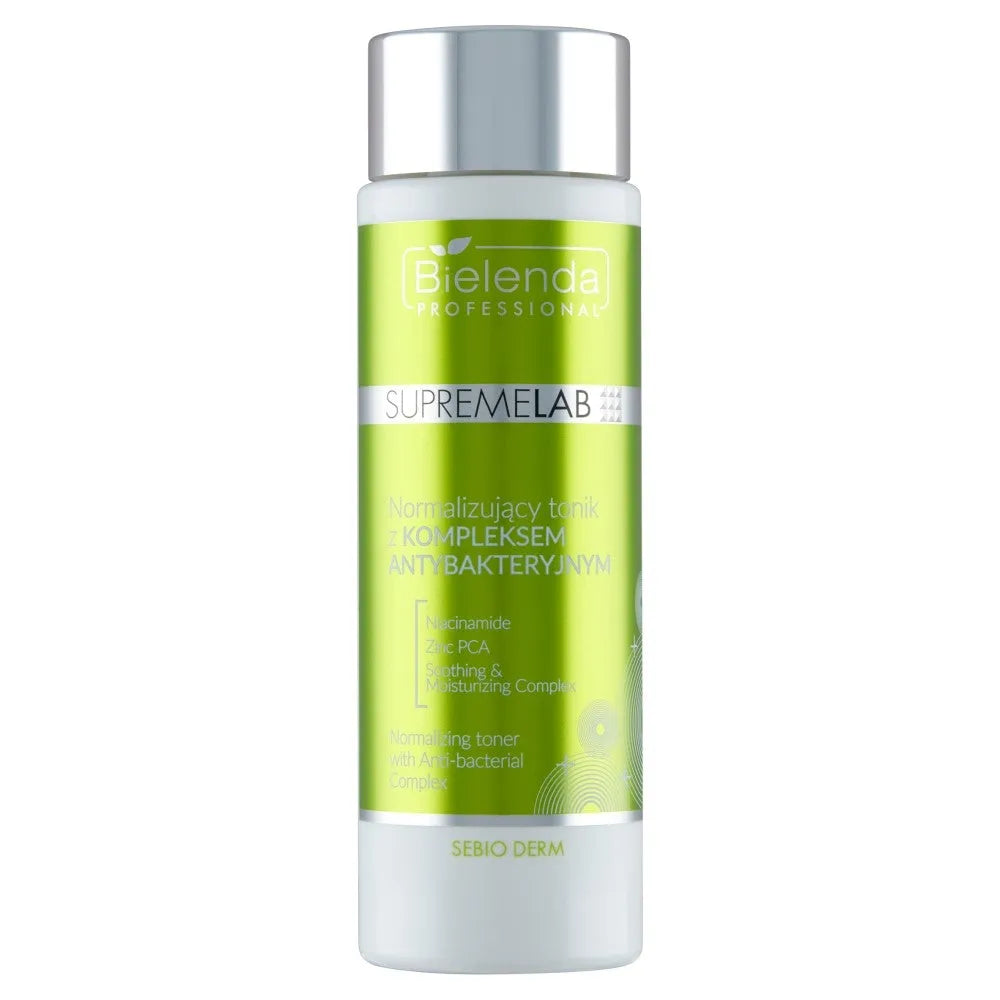 BIELENDA PROFESSIONAL Supremelab Sebio Derm Normalizuojantis tonikas su antibakteriniu kompleksu 200 ml - Kosmetika