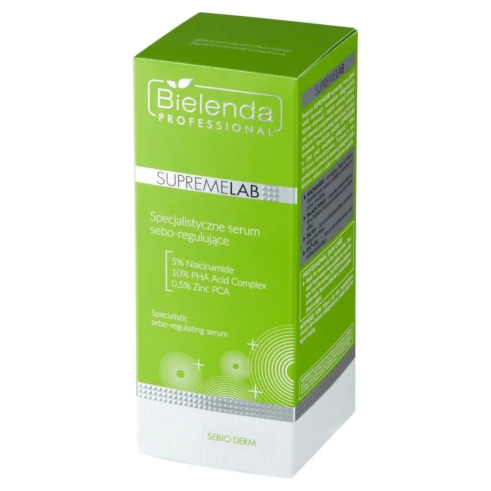 BIELENDA PROFESSIONAL Supremelab Sebio Derm Specializuotas sebo reguliuojantis serumas 30 ml - Kosmetika