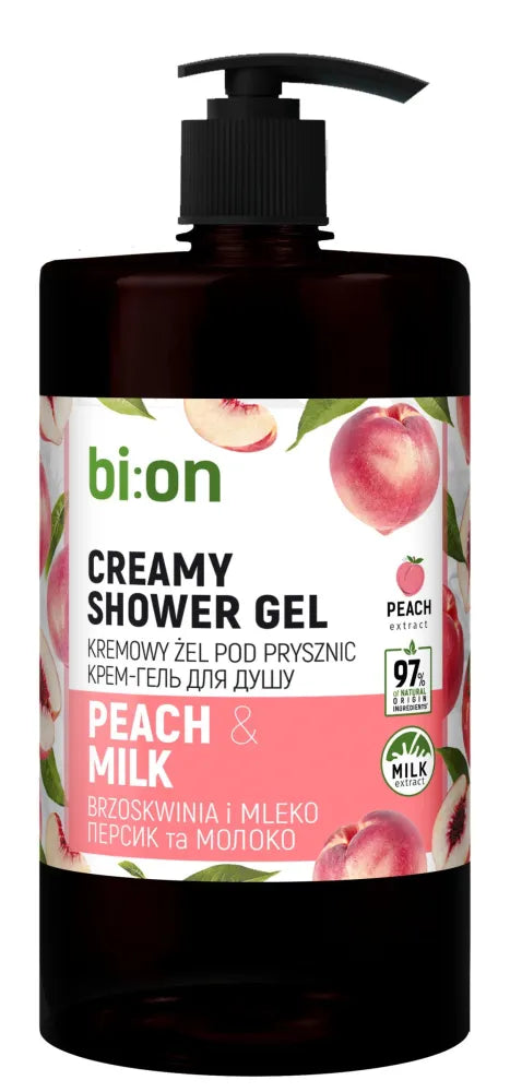 BIO NATURELL Creamy Peach and Milk Shower Gel 946m - Kosmetika