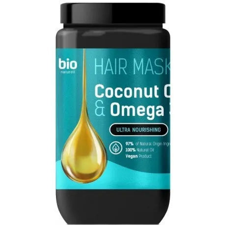 BIO NATURELL Kokosų aliejus ir Omega 3 plaukų kaukė 946 ml - Kosmetika
