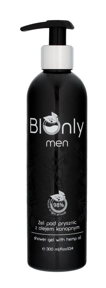 BIONLY MEN GEL 300ML DUŠO KANAPIŲ OIL - Kosmetika