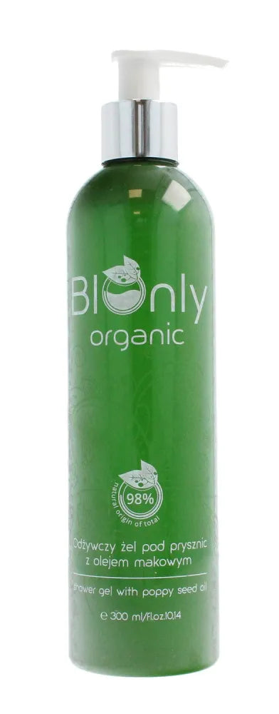 BIOnly Organic Nourishing Gel/Poppy Oil 300ml - Kosmetika