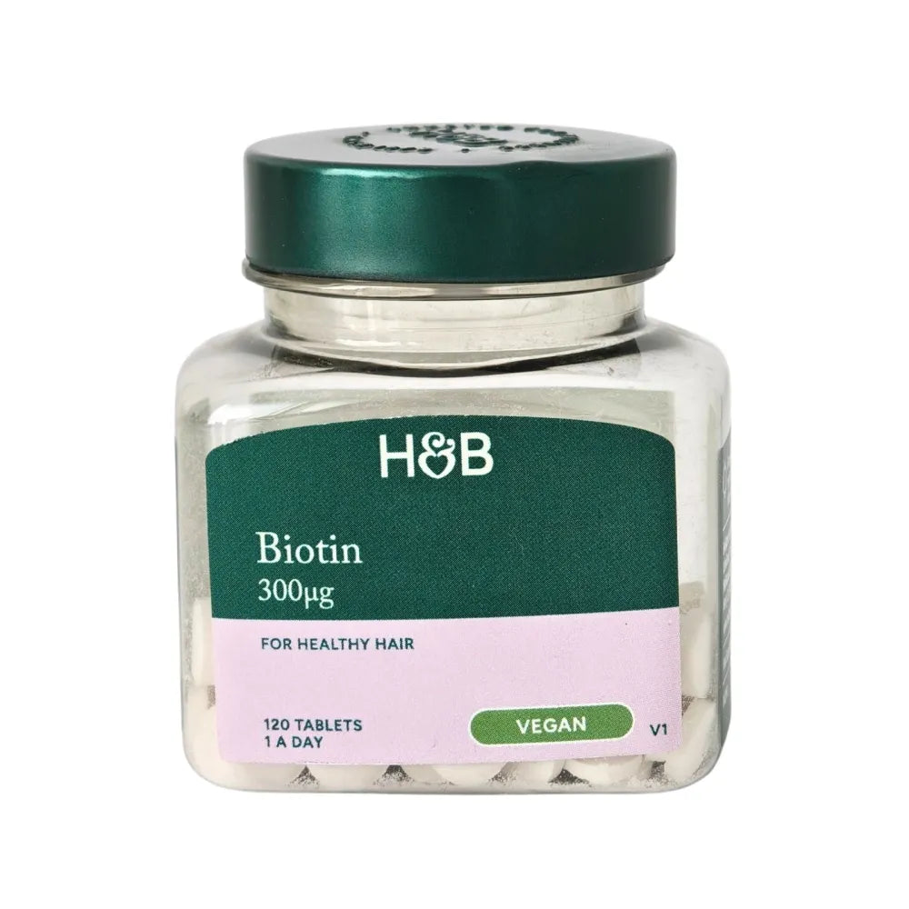 Biotin 300mcg - 120 tablets - Holland & Barrett - Papildai