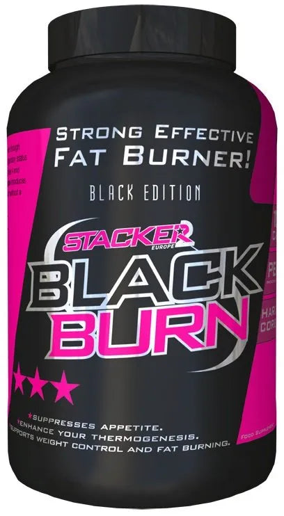 Black Burn - 120 caps - Stacker2 Europe - Sporto papildai