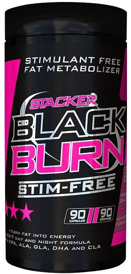 Black Burn STIM-Free - 90 caps - Stacker2 Europe - Sporto papildai