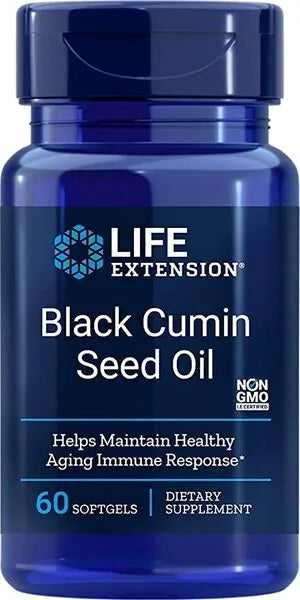 Black Cumin Seed Oil - 60 softgels - Life Extension - Papildai